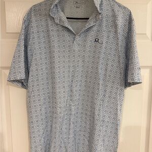 Peter Millar Light Blue Golf Shirt